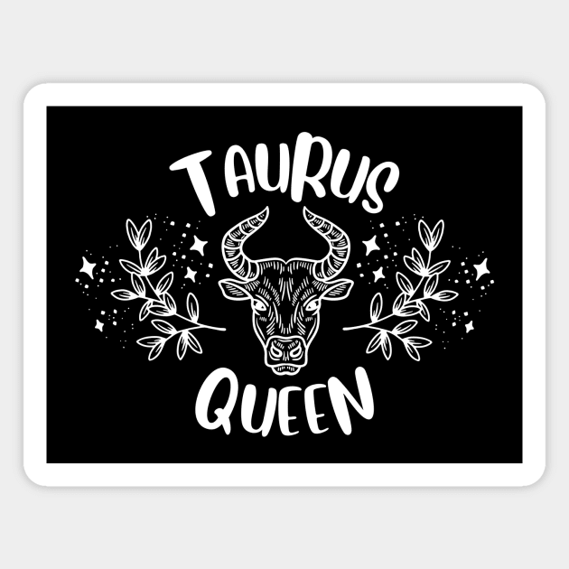 Taurus Queen Magnet by teresawingarts